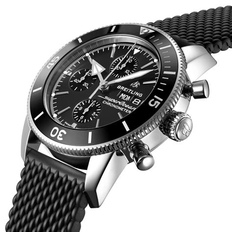 breitling superocean 44 black dial|breitling superocean 44 chronograph.